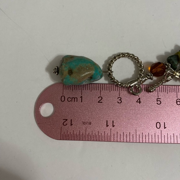 Turquoise pendant stone necklace. - Picture 5 of 6